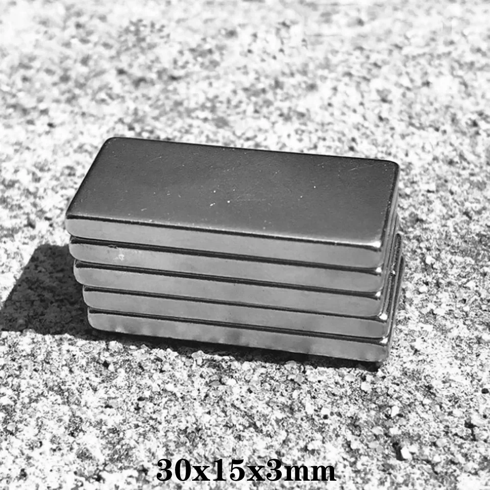 30X15X3mm block Powerful Magnets 30mm X 15mm N35 DIY Neodymium Magnet 30x15x3mm Permanent NdFeB Magnets 30*15*3 mm