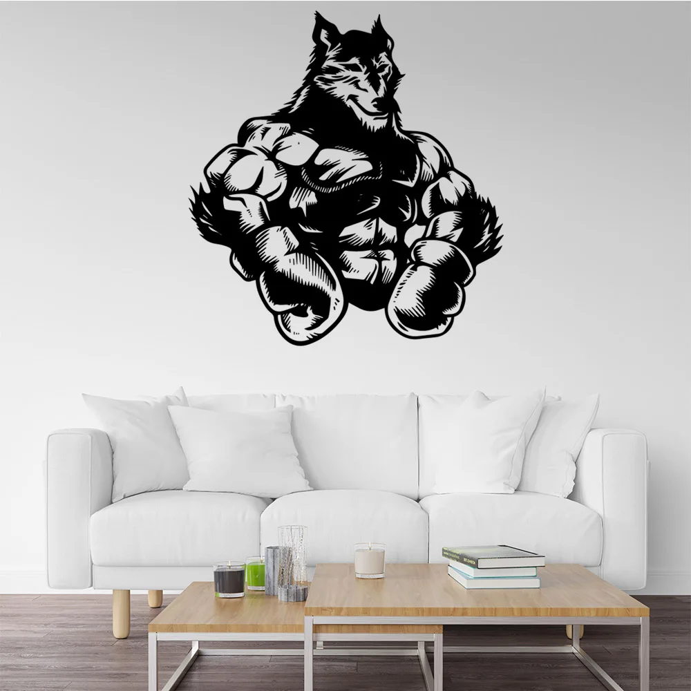 Boxing Wall Sticker Self Adhesive Vinyl Waterproof Wall Art Decal For Kids Room Living Room Home Decor Vinyl Art Decal