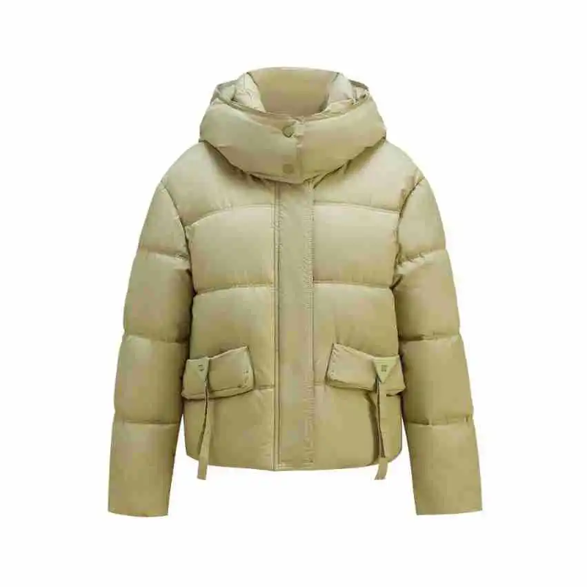 2025 jaqueta de inverno feminina 2 bolso com capuz curto jaqueta de algodão feminino engrossado quente parkas casacos topos jaqueta curta