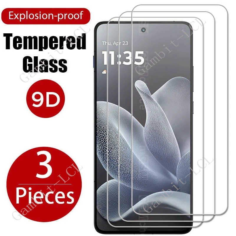 3 قطعة 9H HD الزجاج المقسى لموتورولا حافة 70 على Edge70 MotoX70Air Moto X70 Air MotoX70 X70AiR 6.67 واقي للشاشة غطاء الفيلم #1