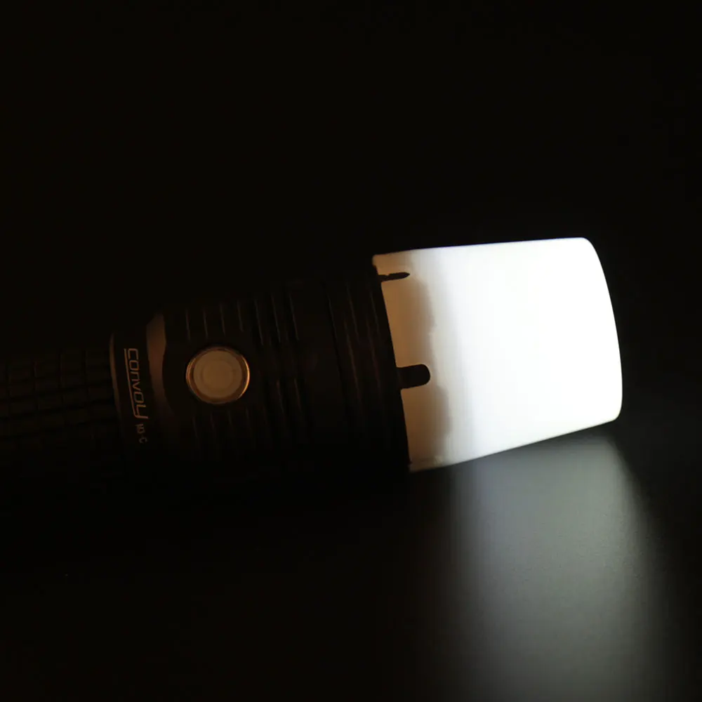 Witte diffuser voor Convoy M3 M3-C zaklamp