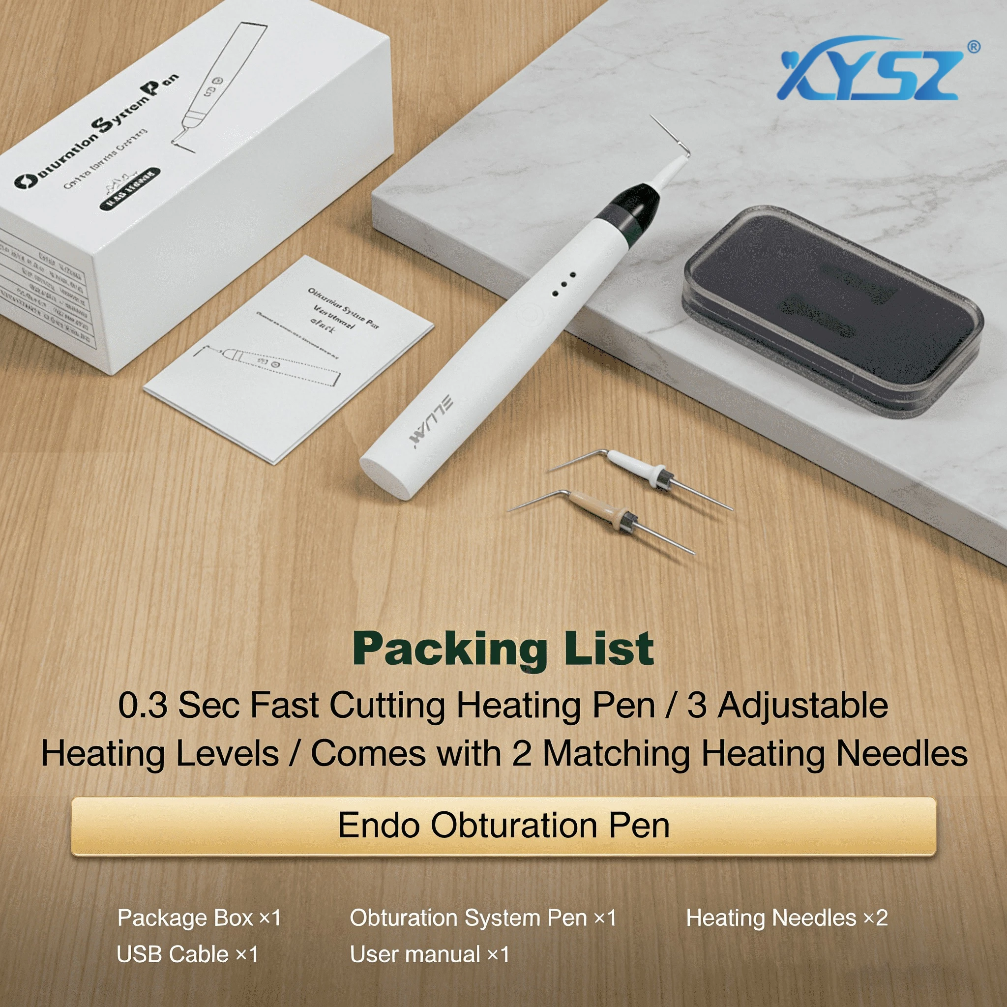 

Стоматологический нагревательный карандаш XYSZ для быстрой обработки (0,3 с) с 2 иглами, 3 регулируемыми уровнями нагрева, для обтурации корневых каналов гуттаперчей