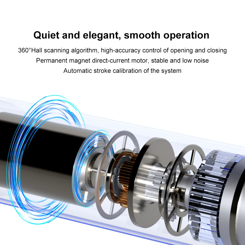 

Smart Curtain Motor Supports Xiaomi APP Cylindrical Intelligent Curtain Motor Remote Control Curtain Opener Motor Easy to Instal