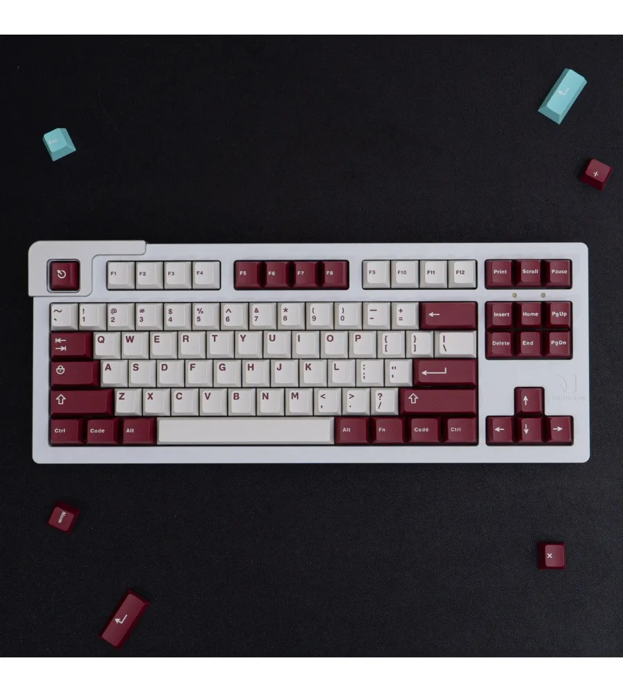 Keycap ABS two-color molding cherry original factory height adaptation 61253 key mechanical keyboard