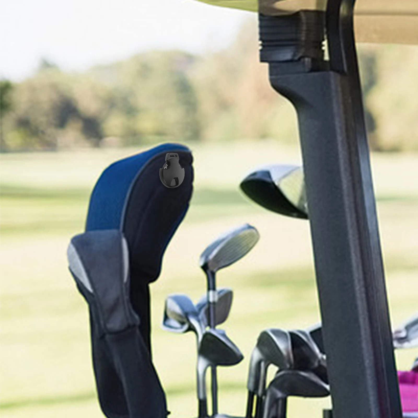 6 قطع من واقي نادي الجولف، علامة تحديد الهوية، علامات أرقام الرأس للأغطية