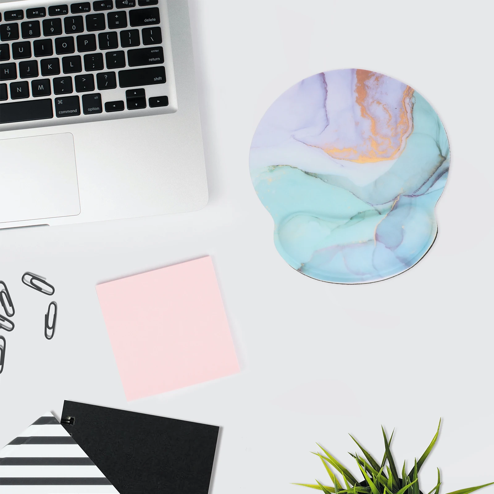 

Memory Foam Mouse Pad Wrist Rest Support Computer Keyboard Mat Lightweight Office Travel Business Trips Gift Idea Joint