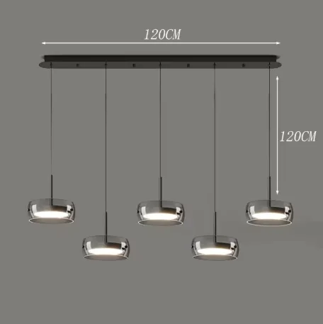 Moderne minimalistische stijl LED hangende kroonluchter voor restauranttafels, café hanglamp, interieur voor thuisverlichting