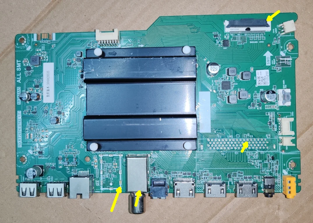 TD.RT2874.U782(T) 1RT874A5 Scheda madre TV LED, foto fisica, testata e spedita