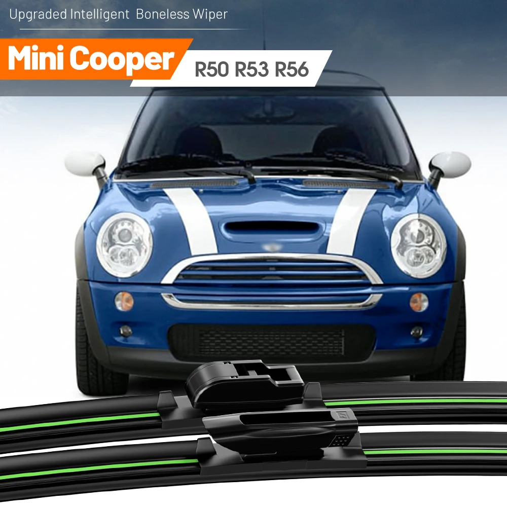 

2pcs For Mini Mini Cooper R50 R53 R56 2001-2013 Front Windshield Wiper Blades 2007 2007 2011 2012 Windscreen Window Accessories