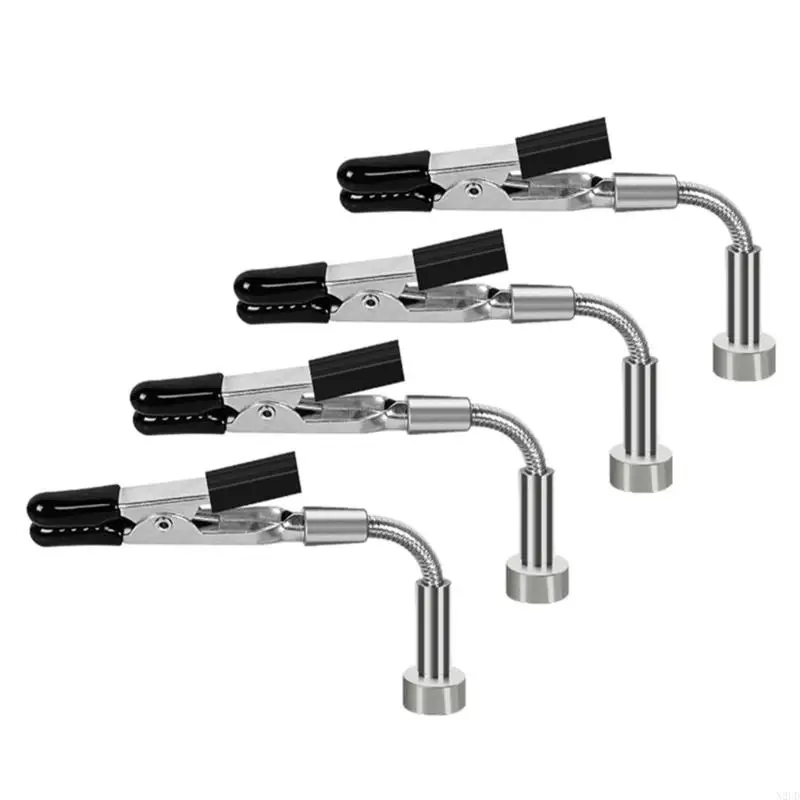 Helper solda magnética 2/4pcs com braços ajustáveis ​​para fábricas oficinas N2UD