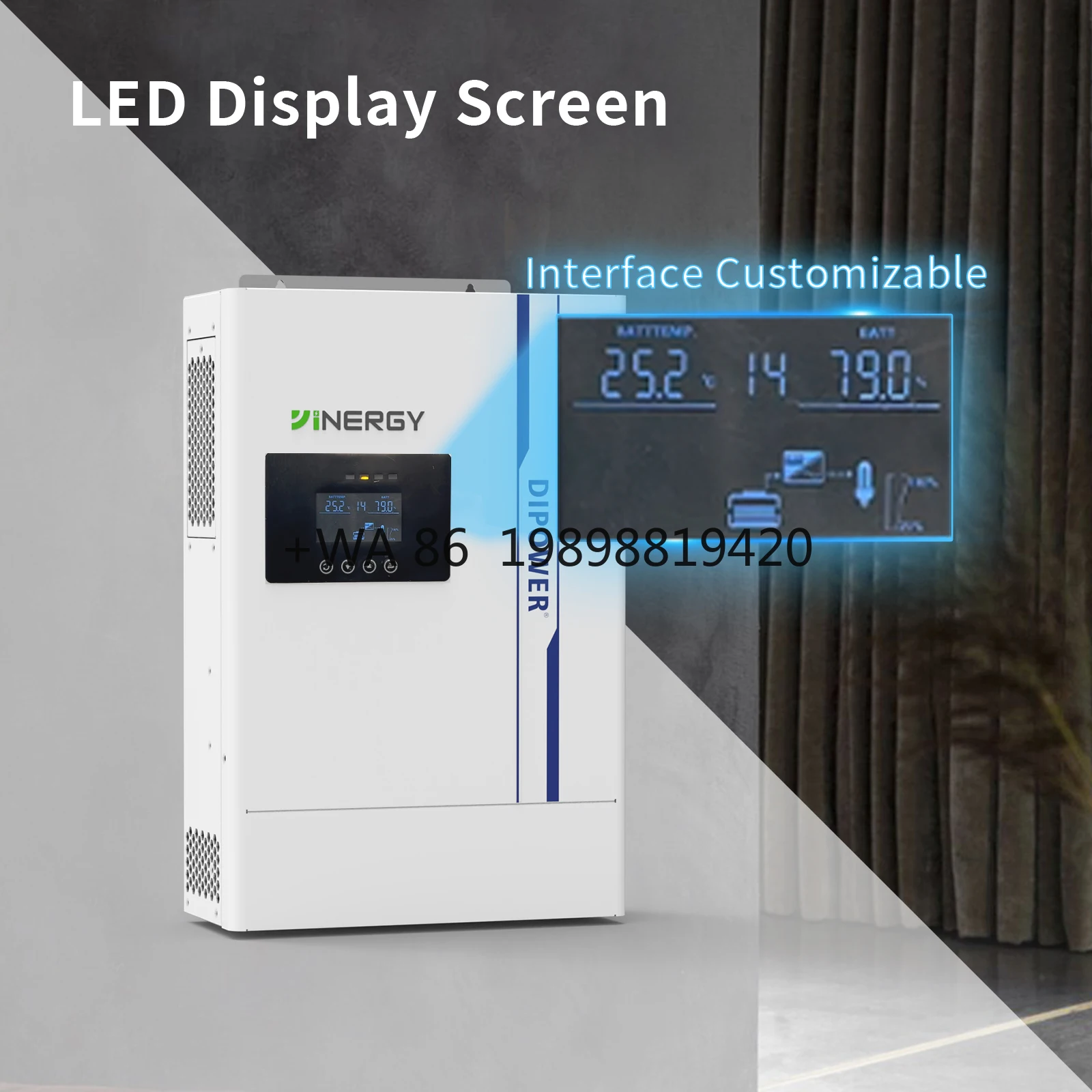 

Энергоэффективная однофазная гибридная солнечная инверторная система мощностью 5 кВт, автономное решение для домашнего использования, удаленные локации, выход 240 В переменного тока