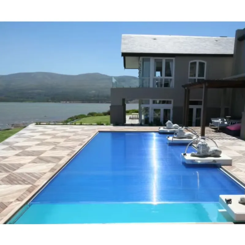 Approved low-cost waterproof polycarbonate automatic electric swimming pool cover telescopic