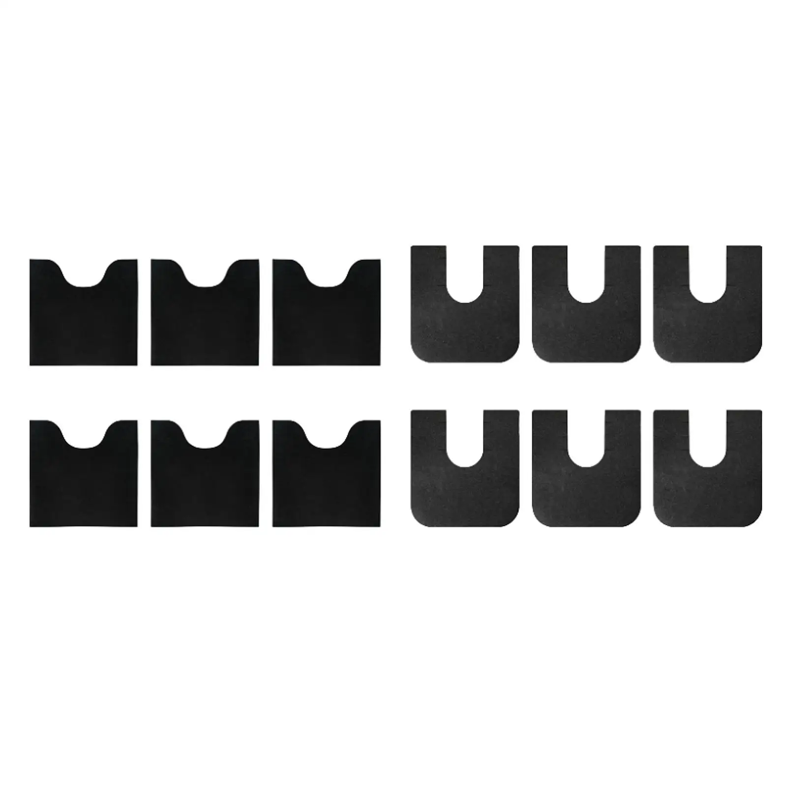 

6x Bathroom Rugs Portable Anti Slip Bath Rugs for Home Decor Hotel Apartment