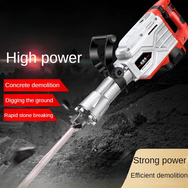 High-power Heavy-duty Electric Pick Professional Industrial Grade Electric Pick Electric Demolition Hammer Tool Set