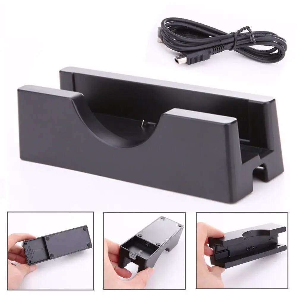 Multi-functional Charging Stand Cradle Universal Charger Storage Base For New 3DS XL/LL/3DS Charging Stand Station Dock