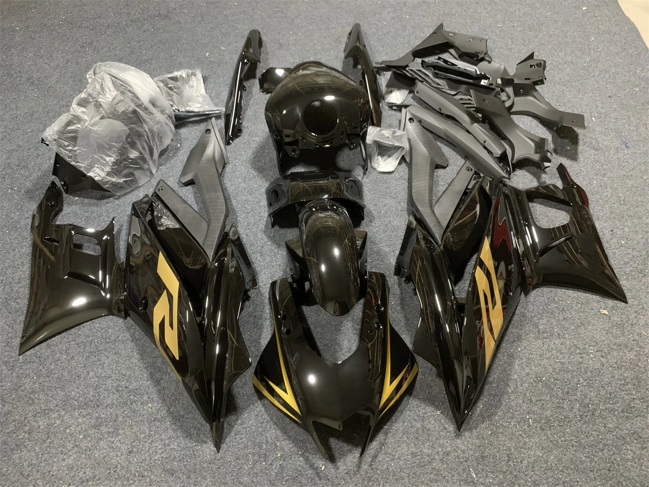 Motorcycle Fairing kit for R25 19 2021 22 23 year R3 2019 2020 2021 2022 2023 Fairing Gold Black Green motorcycle housing