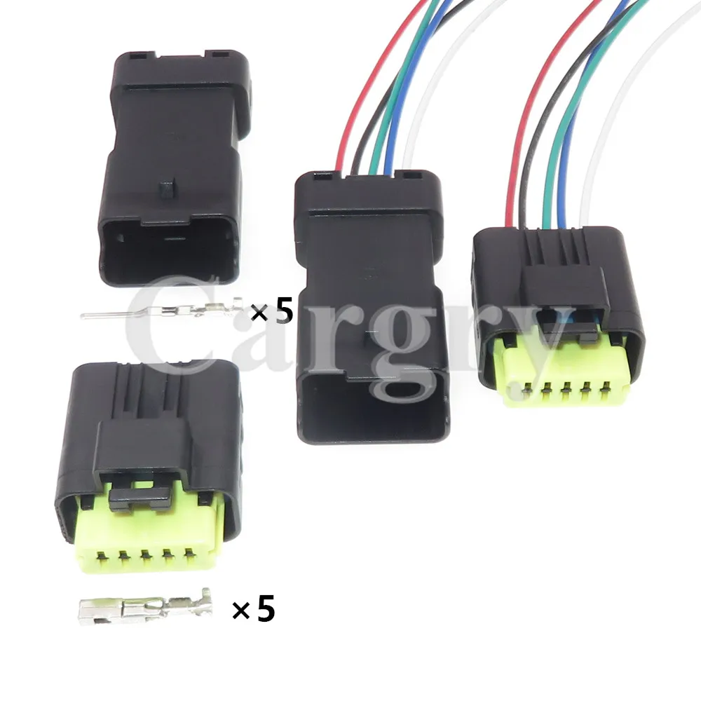 

1 Set 5P 211PC052S0081 211PL052S0049 1.5mm Waterproof Car AC Assembly Auto Electric Harness Socket