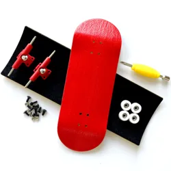 Fingerboard ajustado com duplo eixo caminhões rolamento rodas, 34mm