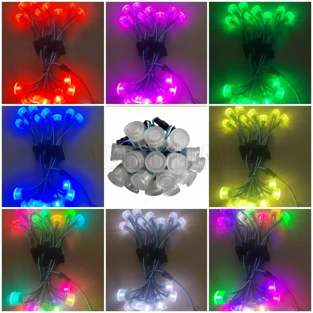 20/50/100 Stück DC5V WS2811 RGB LED Pixel Point Light Durchmesser SMD5050 Individuell adressierbare programmierbare WS2812 Pixel-Module