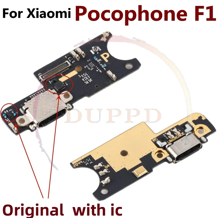 For Xiaomi Pocophone Poco F1 X3 Pro NFC USB Dock Charging Port Board With Microphone Connector Flex Cable
