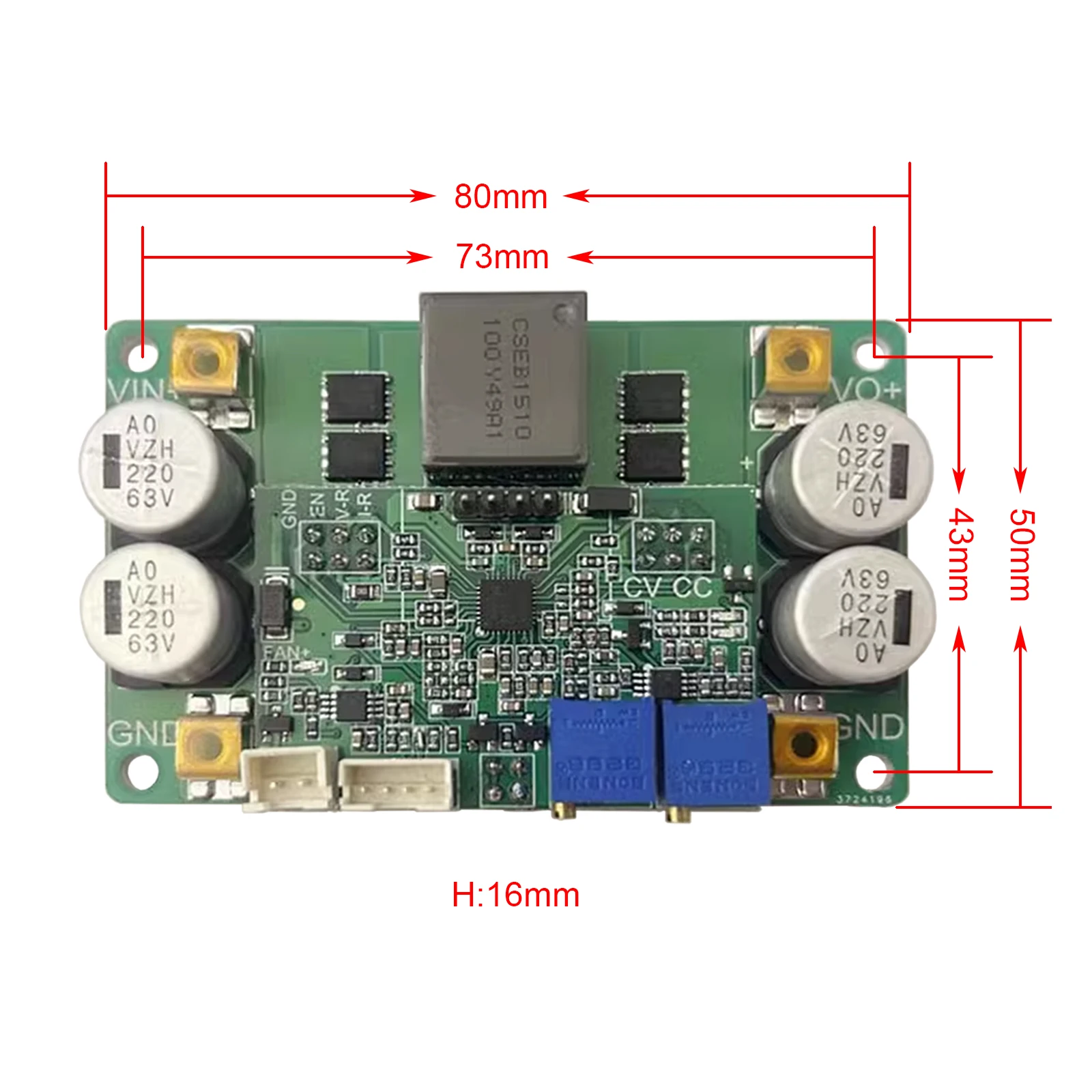 Imagem -06 - Boost Automático Buck Converter Module Estabilizador de Tensão Step up And Down Power Supply 1100w 20a Cvcc 9v58v a 3v-56v Dc-dc