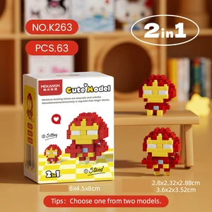 Superhero construction blocks for children, anime action figure, Batman, Spider Man Image Dolls, Puzzle, Toy Assembly, Bricks, Gifts, Wholesale Main Batman Doll Sales - №6