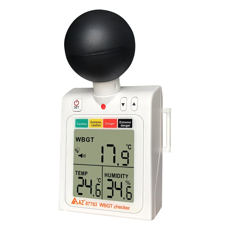 AZ87783 Heat Index Meter Heatstroke Prevention Temperature Hygrometer Heat Index Meter