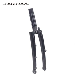 SILVEROCK T700 Carbon Front Fork 16in 349 Caliper Brake Disc Brake 74mm for Brompton Pikes 3sixty Folding Bike