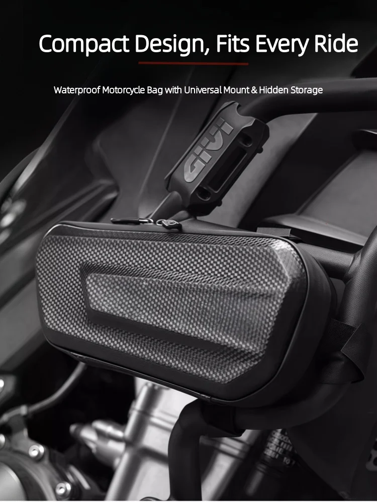 AliExpress Waterproof Motorcycle Frame Bag & MTB Top Tube Pack - Universal Bike Storage Pouch for Cycling Accessories