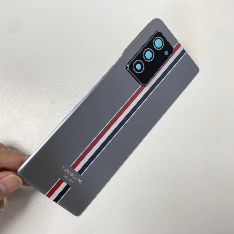 삼성 갤럭시용 후면 유리 배터리 커버 케이스, 폴드 2 5G, 폴드 2F916 THOM, 하우징 교체 부품