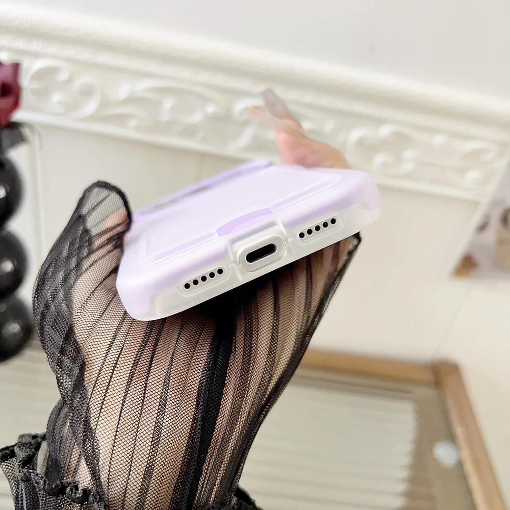 Stoßfeste Silikon-Handyhülle für iPhone 15 14 13 12 11 17 18 Pro Max Plus Schutz ID ATM-Kartentasche Abdeckung für iPhone 17pro – Detail 5