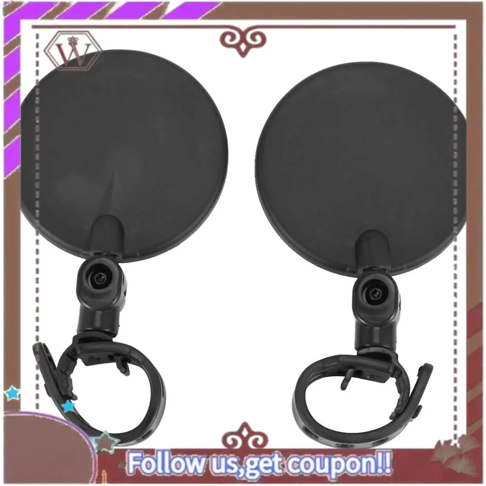 

A57E-Scooter Rearview Mirror For Xiaomi M365 M365 Pro For Ninebot ES1 ES2 Qicycle EF1 Bike Back Mirror