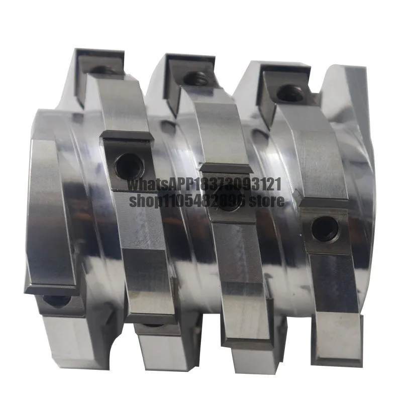 Re-cutting discarded spiral planer Overlord spiral knife Aluminum body vertical shaft trimming on all sides, milling body