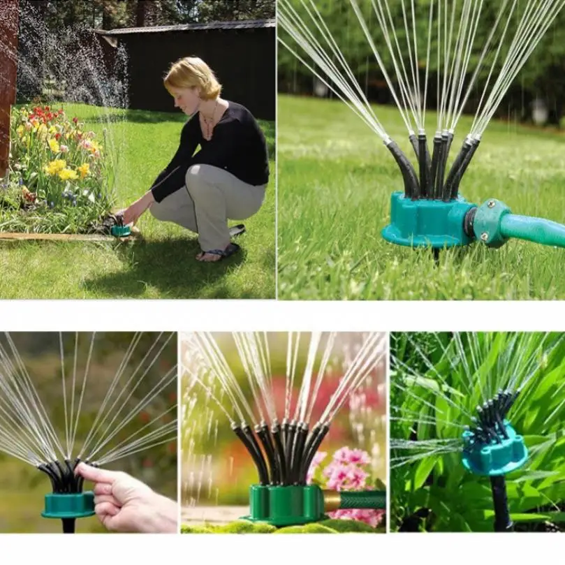 Multifunktion ales Abs-PVC-Material 360-Grad-Sprinkler mit automatischer Rotation für die Rasen bewässerung im Garten