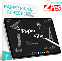 2Pcs Paper Feel Screen Protector for Samsung Galaxy Tab S9 FE + S8 Plus S7 FE A9 Plus 8.7 10.9 11.0 12.4 Painting Drawing Film