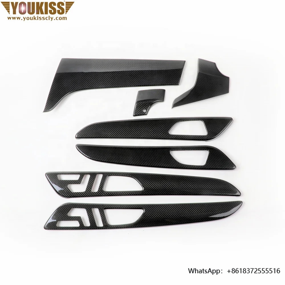 

High Quality Configuration Carbon Fiber Car Interior Decoration Board for Mercedes Benz GLS X166 Carbon Fiber Interior Trims