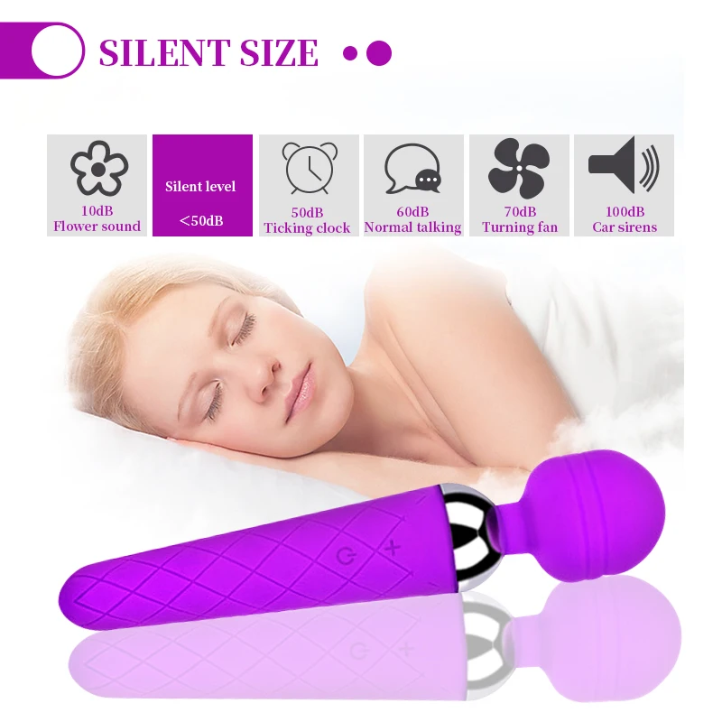 Vibrador potente AV de 16 velocidades para mujer, estimulador de clítoris, Juguetes sexuales, varita de punto G, masajeador mágico, producto erótico