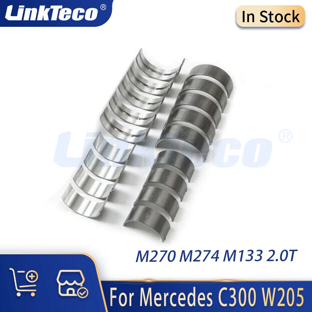Engine Parts Crankshaft Main Connecting Rod Bearing Set Fit 2.0 L T M270 M274 M133 For Mercedes C300 W205 W176 2.0L 2.0T Gas