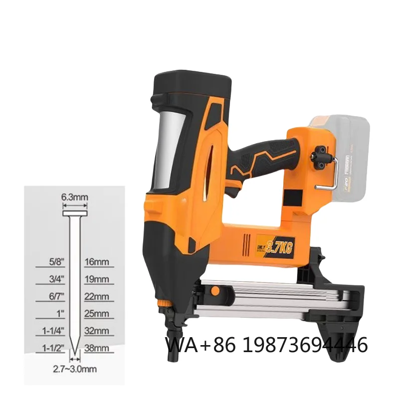 3-in-1 Electric Cordless Nail, 20v Battery for Wood Pallet Nailing and Carpentry