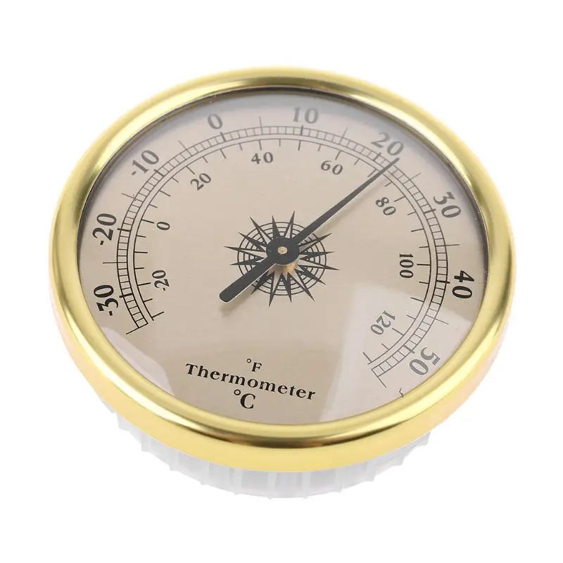 3 in 1 Thermometer Hygrometer Barometer Wall Mount Embedded 72mm Lightweight