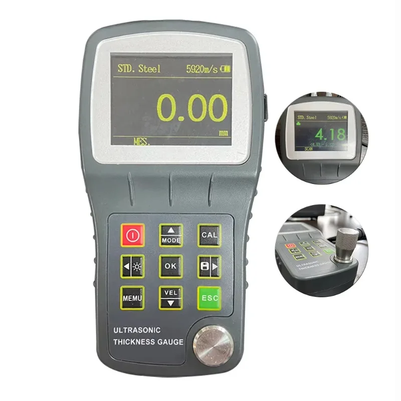معدات قياس سمك الطلاء الرقمي بالموجات فوق الصوتية
