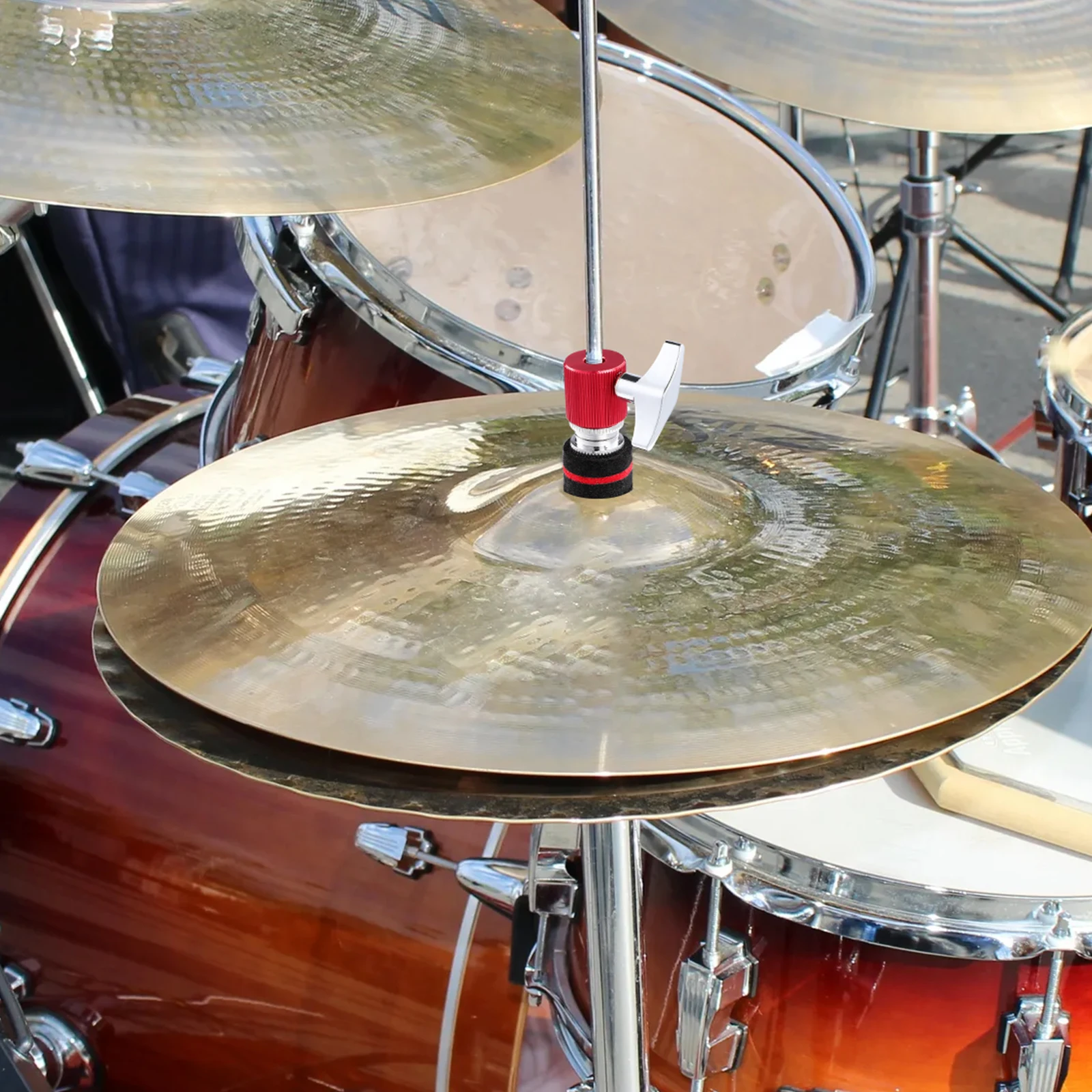 

Portable Hi Hat Clutch Stainless Steel Quick Release Drum Accessories Music Instruments Sturdy Smooth Surface Corrosion