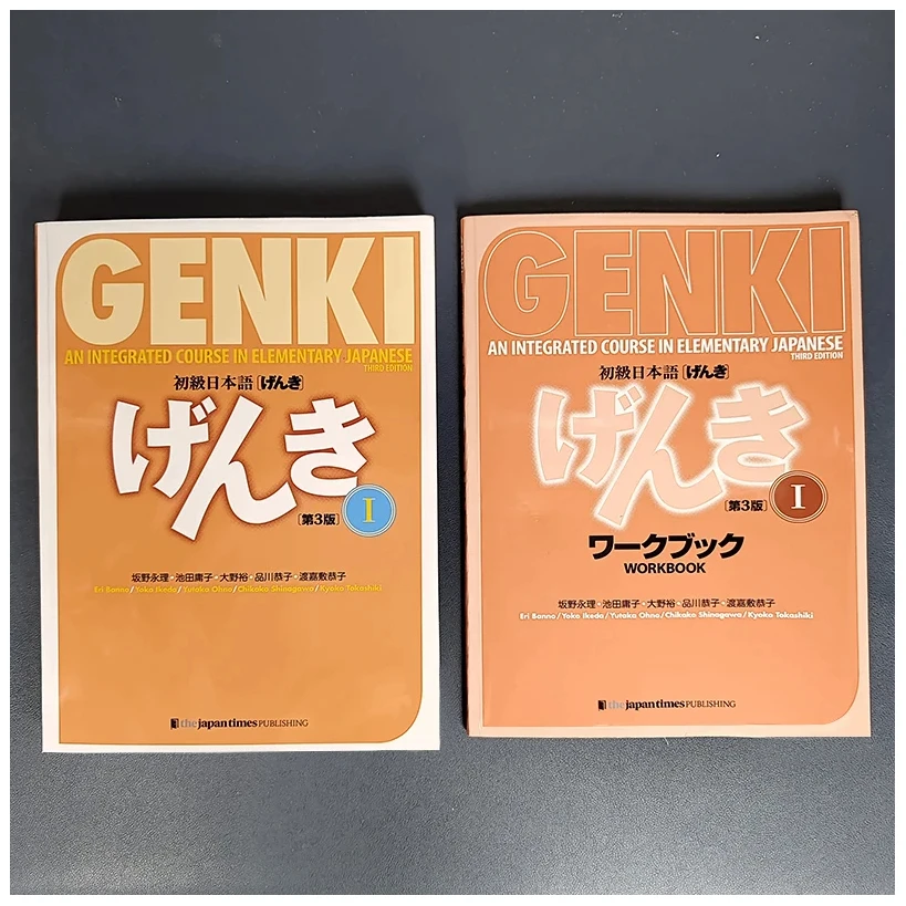 Original Genki I Ii Textbook Workbook Answer 3rd Edition Learn Japanese Integrated Course Elementary Japanese & English Books