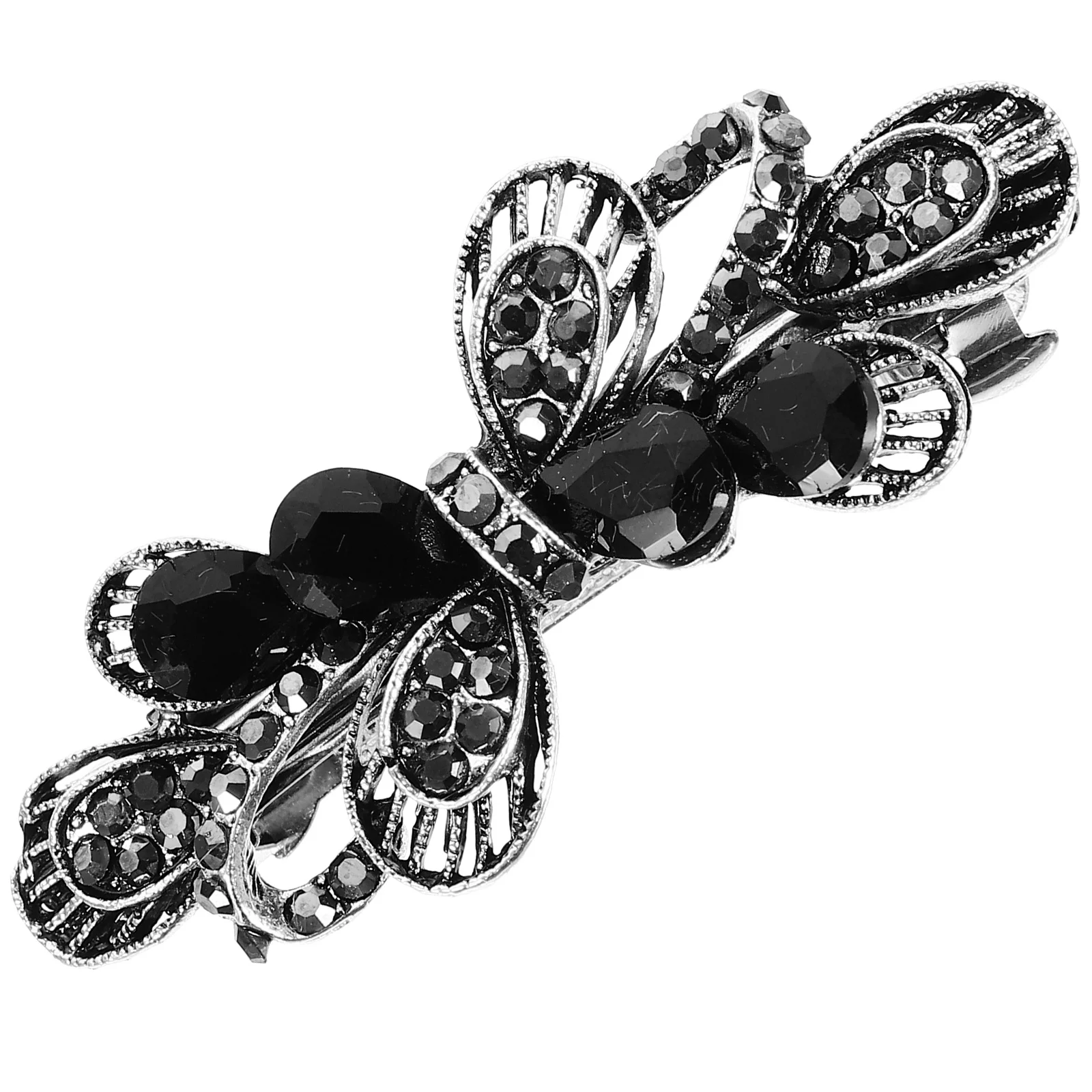 Jepit Rambut Berlian Imitasi Jepit Rambut Logam Mewah Aksesori Rambut Berkilau untuk Wanita Gaya Rambut Pernikahan Pengantin Dekorasi Elegan