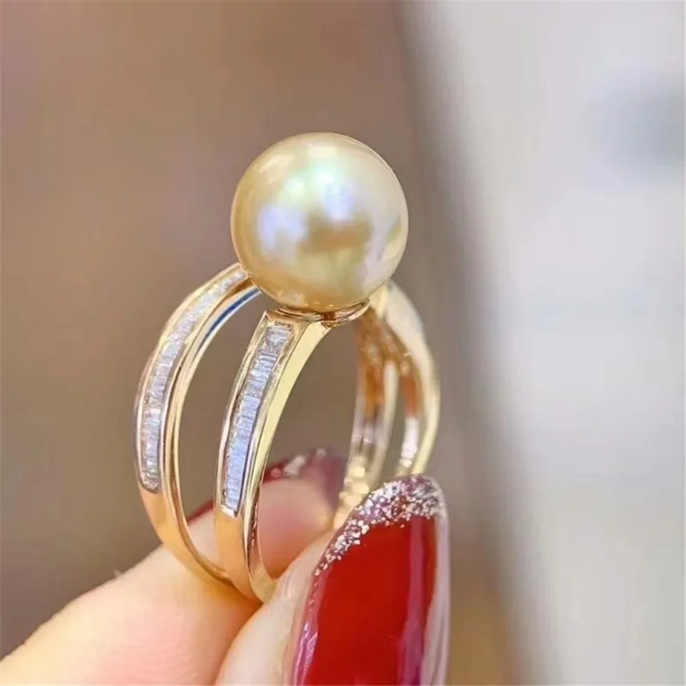 

Wholesale Classic 925 Silver Ring Accessorie Settings Adjustable Blank Pearl Ring Setting Base For Women Diy Jewelry Making J035