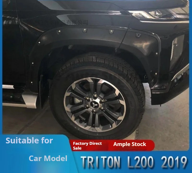 حاجز مشاعل عجلة قوس لميتسوبيشي تريتون L200 2019 مع المسمار الزخرفية التسوية واقيات الطين تعديل أجزاء دائم