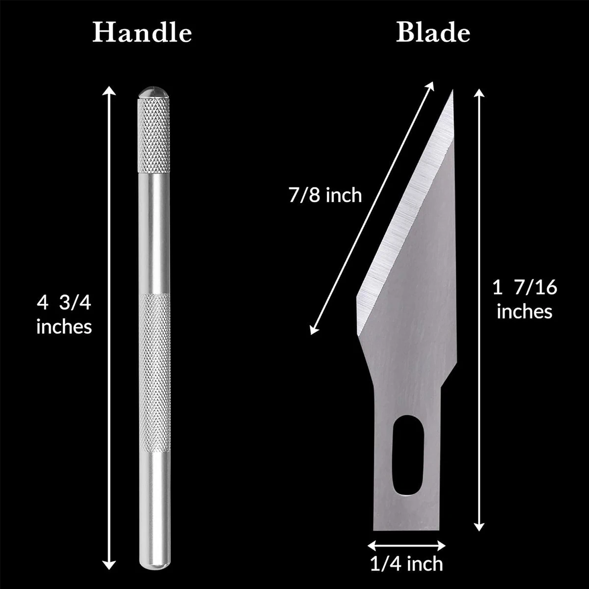 Precision Carving Knife Set With 11A Replacement Blades For Paper Craft Scrapbooking Pottery Clay Sculpture DIY Cutting Tool
