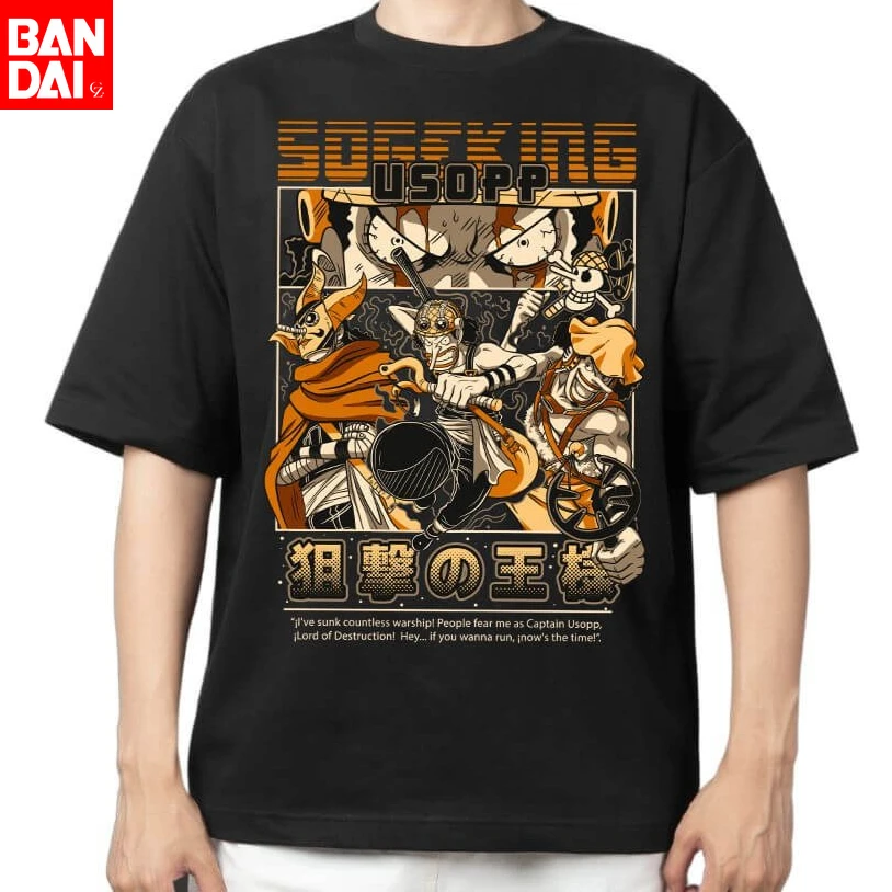 

One Piece 2026 Summer Men Cotton T-shirt Streetwear Anime Graphic Oversized Short Sleeve Casual Daily Wear Whitebeard Marineford
