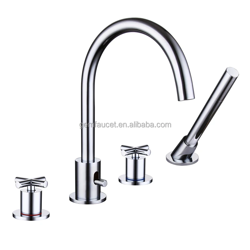 

4 Hole Surface Mounted Shower Faucet For Bathtub