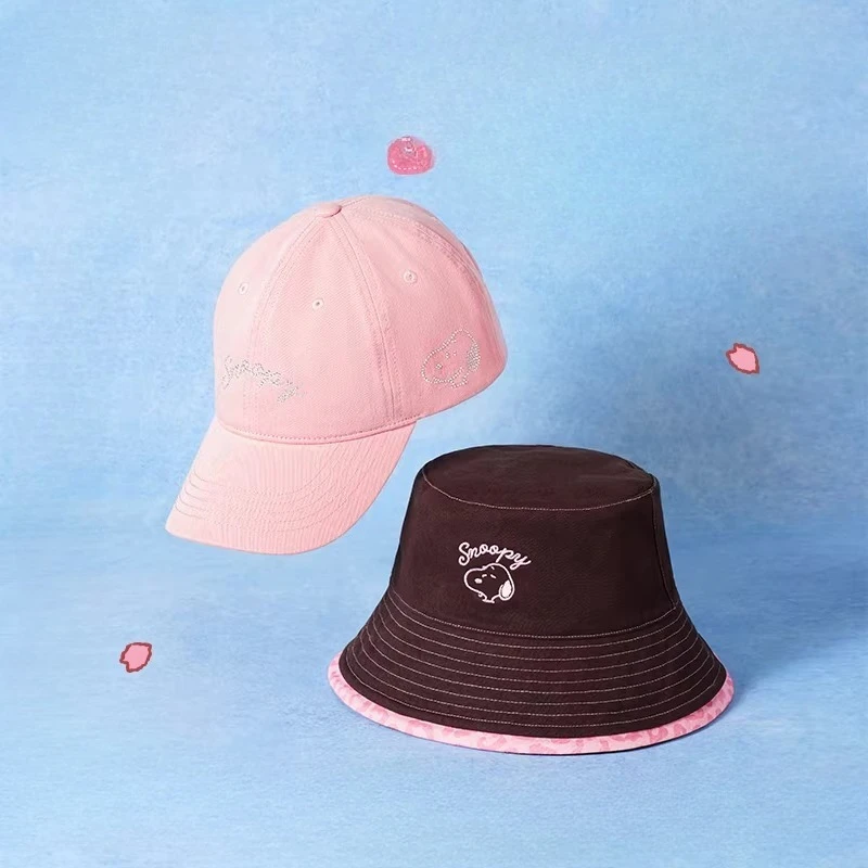 

Snoopy Spring Canelé Sweet Puppy Series Hat Cute Cartoon Unisex Cap Adjustable Baseball Style Headwear Casual Daily Outdoor